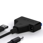 کابل تبدیل USB3 به ساتا با پورت ورودی آداپتور