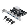 کارت PCI-EXPRESS به USB3 چهار پورت مارک منصار