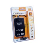 هاب 4 پورت USB2 کابل بلند مدل 1601 مارک منصار