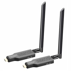 دانگل انتقال تصویر وایرلس 50 متری دانگل انتقال تصویر بی سیم hdmi پاورولوژی