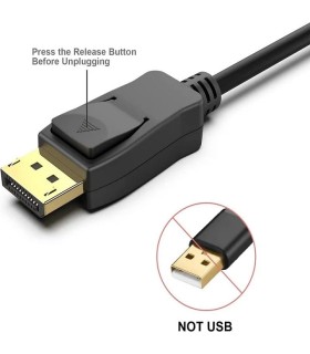 خرید عمده کابل مبدل دیسپلی پورت به وی جی ای منصار