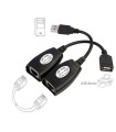اکستندر USB از طریق کابل شبکه تا 50 متر مارک منصار