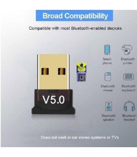 دانگل بلوتوث ورژن 5 برای اتصال به هدفون و هدست