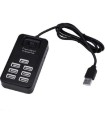 هاب 7 پورت USB2 آداپتور خور مدل 1602 مارک منصار