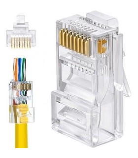 خرید عمده سوکت Cat6 UTP OpenEnd دی نت
