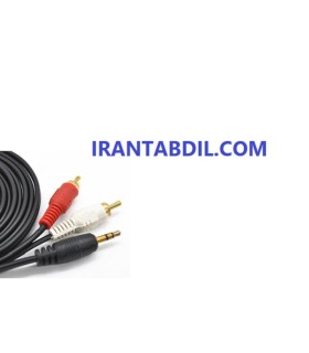 کابل 1 به 2 صدا 3 متری دی نت
