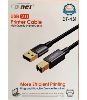 خرید عمده کابل پرینتر 5 متری دی نت مدل 431