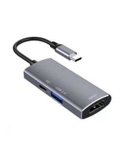 تبدیل Type c به HDMI و USB 3 دی نت