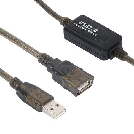 کابل افزایش طول USB پانزده متری برد و شیلدار مارک دی نت