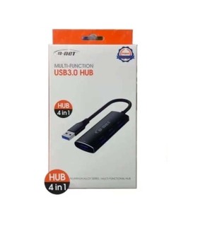 پخش عمده هاب USB3.0 چهار پورت با کابل 120 سانت , قیمت هاب usb3 با کیفیت
