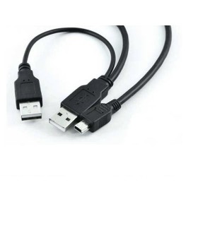 قیمت همکاری کابل mini usb  یک به دو , قیمت کابل 1 به 2 ذوزنقه ای