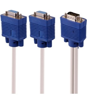 خرید عمده تبدیل یک به دو VGA دی نت 6+3