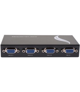 اتصال 4 دستگاه به پورت VGA به یک نمایشگر , پخش عمده سوئیچ 4 پورت VGA کلیددار