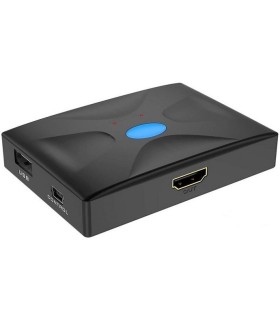 خرید عمده KVM سوییچ دو پورت HDMI دی نت