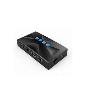 پخش عمده kvm اچ دی ام آی 4 پورت دی نت