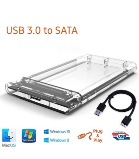 پخش عمده باکس هارد شفاف با کیفیت 2.5 اینچ