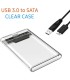 قیمت همکاری باکس هارد شفاف 2.5 اینچ USB3.0 دی نت