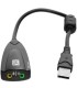 قیمت همکاری کارت صدا اکسترنال یو اس بی 5h با کابل , sound usb 5H
