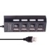 هاب 4 پورت USB2 ارزان قیمت , قیمت پخش هاب چهار پورت کلید دار