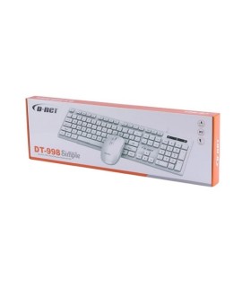 قیمت همکاری کیبورد و ماوس سیم دار , کیبورد و موس سیم دار DT-998 دی نت