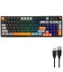 پخش عمده کیبورد با سیم DT-984 دی نت RGB دار , قیمت کیبورد RGB دار