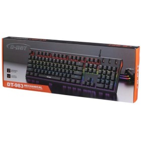 خرید عمده کیبورد سیم دار مکانیکال DT-983 RGB دی نت