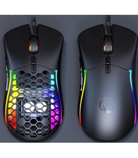 خرید عمده ماوس سیم دار T60 دی نت RGB دار