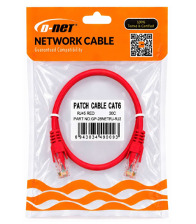 پچ کورد CAT6 سی سانتی متری دی نت