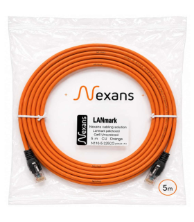پچ کورد 5 متری Cat6 مغز مس نگزنس - خرید کابل شبکه پنج متری