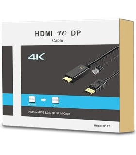 hdmi نری به همراه usb2 نری به دیسپلی پورت نری به طول 1.5 متر