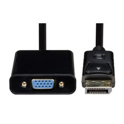 مشخصات و خرید کابل تبدیل displayport to vga, قیمت عمده تبدیل dp to vga دی نت, خرید عمده مبدل dp به vga