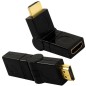تبدیل نر به ماده HDMI با قابلیت تغییر به دو جهت 90 درجه