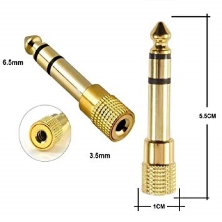 تبدیل 6.5 میلیمتری صدا به 3.5  میلیمتری فلزی