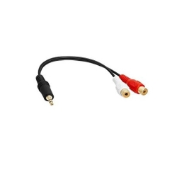 تبدیل 1 به 2 مادگی,تبدیل استریو به مونو مادگی,کابل 1 به 2 اسپیکر مادگی