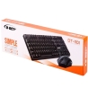 کیبورد و موس سیم دار دی نت مدل DT-1101
