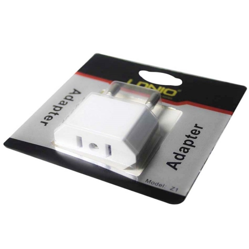 تبدیل برق شارژر ایفون الدینیو Z1,خرید عمده تبدیل برق 2 به 2,تبدیل برق تیغه ای به گرد ایرانی