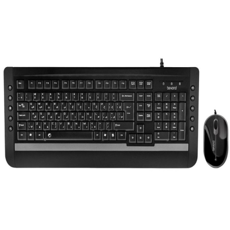 کیبورد و ماوس سیم دار بیاند مدل BKM-6141 USB