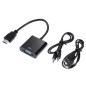تبدیل HDMI به VGA با ورودی برق مخصوص پلی استیشن مارک دی نت