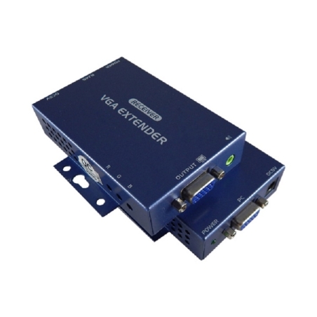 اکستندر VGA و صدا از طریق کابل شبکه 100 متری کی نت پلاس KPE810