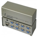 قیمت اسپلیتر VGA 8 پورت مارک V-Net ,تقصیم کننده تصویر 8 پورت وی جی ای,  قیمت عمده اسپلیتر وی جی ای
