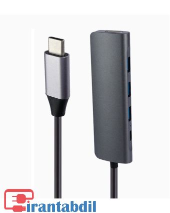 خرید عمده هاب تایپ سی کی نت مدل S1 ,قیمت تبدیل هاب کی نت با خروجی HDMI , تبدیل تایپسی به اچ دی کی نت