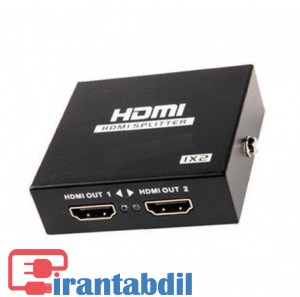 اسپلیتر HDMI مارک بافو،تبدیل یک دستگاه به 2 مانیتور HDMI