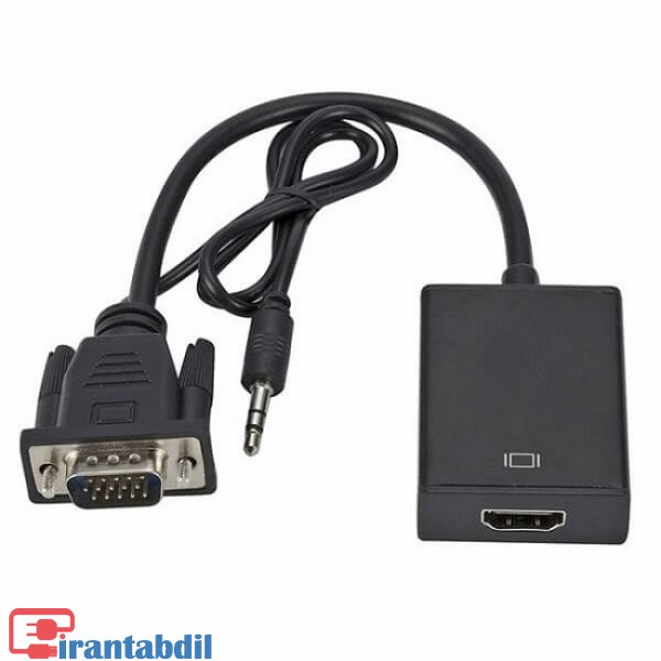 خرید عمده تبدیل VGA به HDMI کابل دار دی نت , خرید همکاری تبدیل VGA به HDMI کابل دار ,فروش همکاری تبدیل وی جی ای به اچ دی ام ای سیم دار 