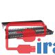 خرید عمده پچ پنل 24 پورت کیستون دار cat6aشیلدار برند کی نت, مشخصات پچ پنل 24 پورت همراه باکیستون کت سیکس ای شیلدار برند کی نت,پچ پنل 24 پورت کیستون دار cat6a شیلدار برند کی نت