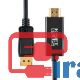 خرید عمده کابل دیسپلی پورت به اچ دی ام ای 1.8 متری برند کی نت پلاس,مشخصات فنی کابل دیسپلی پورت به اچ دی ام ای یک وهشت متری برند کی نت پلاس,جنس کابل پی وی سی