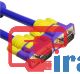 کابل وی جی ای آبی پنج متری,کابل vga آبی 5 متری,کابل xbt vga 5 متری